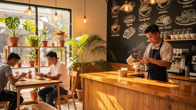 ร้านคาเฟ่ท้องถิ่นในนนทบุรีที่ได้ประโยชน์จาก Local SEO