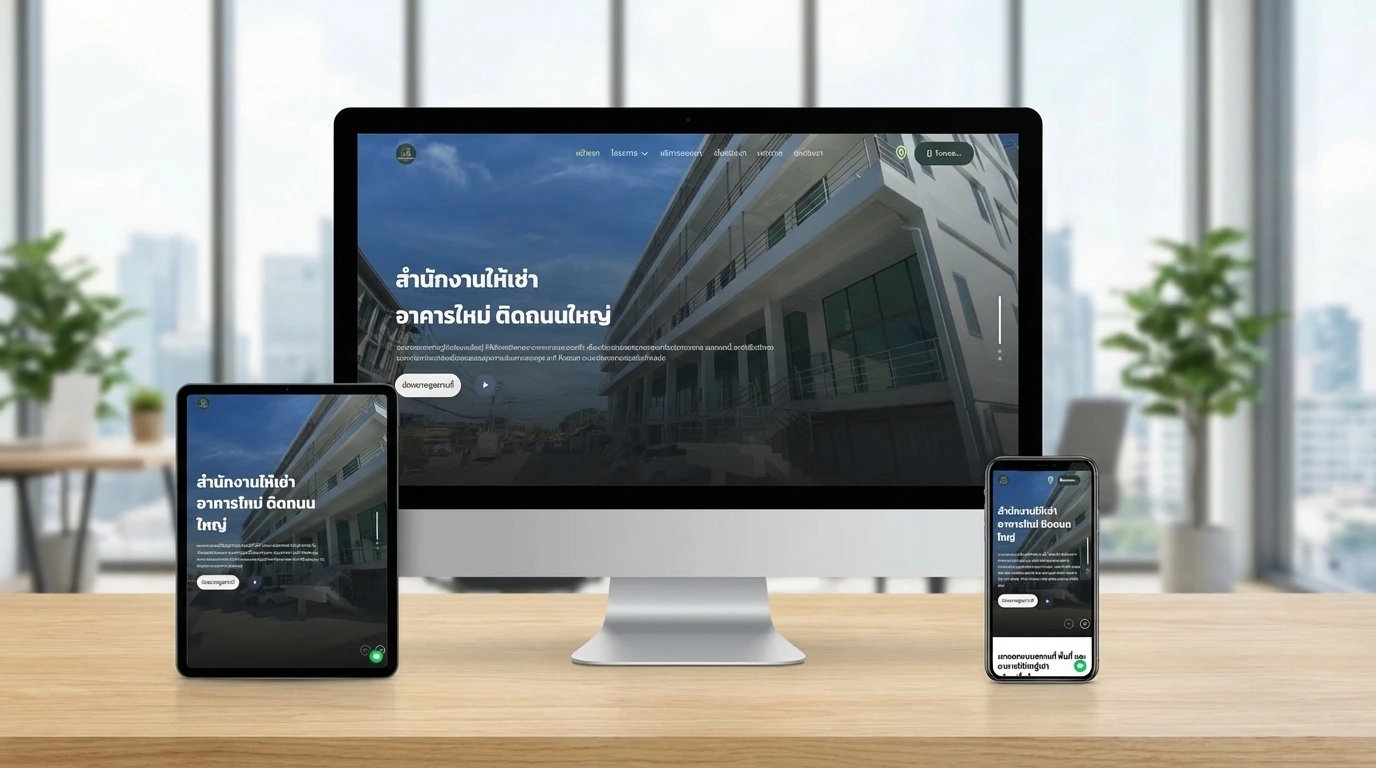 หน้า responsive เว็บ spchaiyaphruek.com ใน case รับทำเว็บไซต์ นนทบุรี